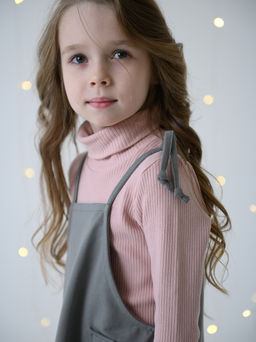 Сарафан для девочки, серый - Lesi kids фото 13