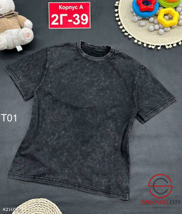 Футболка для девочки однотонная