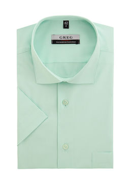 Сорочка мужская короткий рукав GREG 410/109/FR MINT  фото 2