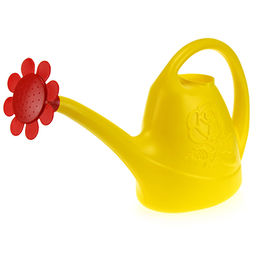 Лейка садовая пластмассовая 2,5л Ромашка 39х12х23см, с рассеивателем, пищевой полиэтилен (Россия) - Домашняя мода фото 2