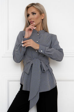 Рубашка Open Style 6325 черно-белый