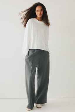 Pantal?n de ch?ndal amplio con raya - H&m фото 6
