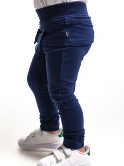 Брюки для девочки UD 0306 синий - Mini maxi фото 3