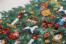 Набор для вышивания PANNA Золотая серия PR-7257 Викторианская елка 20 х 25 см