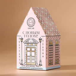 Соль для ванны «С Новым Годом», 200 г, аромат ванильного шампанского, URAL LAB