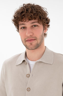 Мужский каменный базовый вязаный кардиган Неожиданная скидка в корзине - U.s. polo assn фото 2