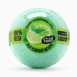 Цена за 2 шт. Бомбочка для ванны, 120 г, аромат мохито, BEAUTY FOOD