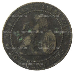 2 сентимо 1870 года Испания