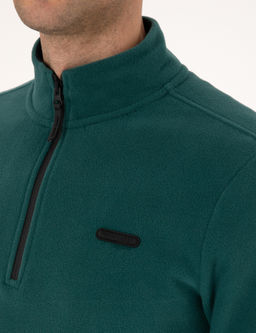 Z_mr_t Regular Fit Yar_m Fermuarl_ Polar Sweatshirt - Pierre cardin фото 7