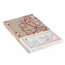 "Ришелье-2" Скатерть 180х145см, длина стола до 140см, на 6 персон, хлопок "Премиум" 186г/м2, "Домашняя мода" (Россия)