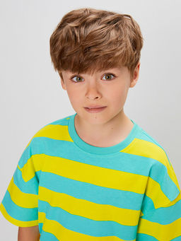 ACOOLA / Футболка детская для мальчиков Makian полоска фото 3