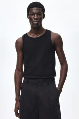 Camiseta sin mangas en canal? Slim Fit - H&m фото 7