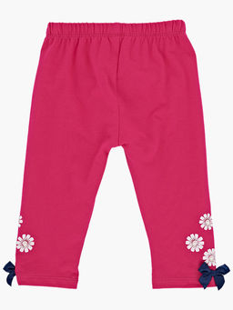 Комплект для девочки детский сад с лосинами UD 1358/4003 т.синий/малиновый - Mini maxi фото 13