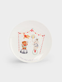 Набор посуды, детский, 1 перс, 3 пр, фарфор N, белый, Животные в цирке, Circus - Anna lafarg фото 2