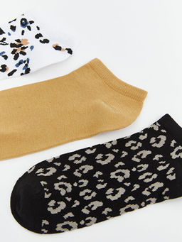 Desenli Kad?n Patik ?orap 5li