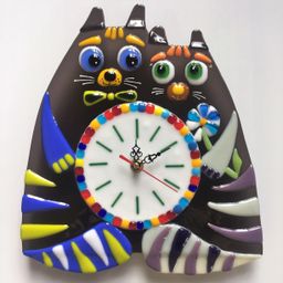 Настенные часы Влюбленные коты - Стрекоза фото 7
