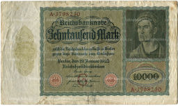 10000 марок 1922 года Германия