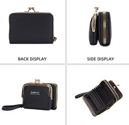 Кошелек W-N8630-Black - Ferro фото 6