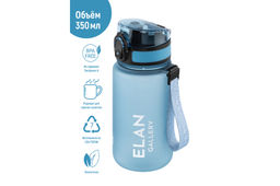 Бутылка для воды 350 мл 6,8*6,8*17 см "Style Matte" голубая пастель