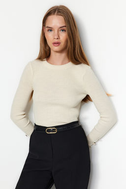 Tas Dugme Detayl? Triko Kazak TWOAW24KZ01207 - Trendyolmilla фото 2