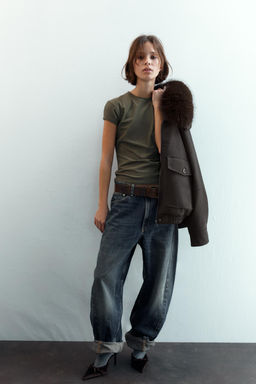 SHORT SLEEVE INTERLOCK T-SHIRT