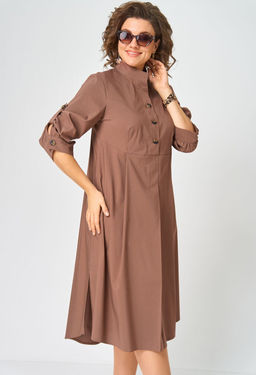 Платье EVA GRANT 7168 капучино