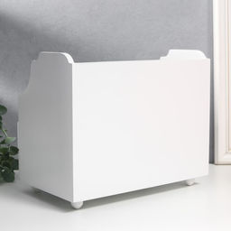 Шкатулка дерево для украшений и косметики 2 выдвижных ящика белая 26х16,5х21,7 см - Simaland фото 3