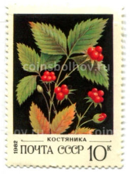 Марка Костяника 1982 год