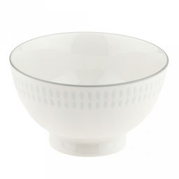 Облако Пиала фарфоровая 350мл, д11,5см, h6,6см, рельефный декор - голубой, отводка, белый (Китай) - Домашняя мода фото 2