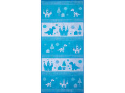 6с102.411ж1 Драко-полоска (бирюза11) Полотенце махровое 67х150см