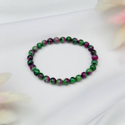 Браслет из Рубина в Цоизите - Радуга самоцветов фото 2