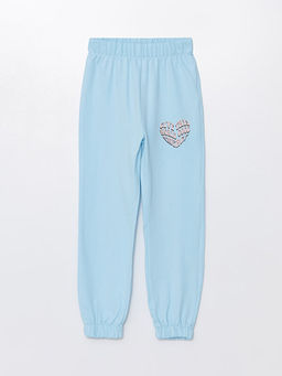 Beli Lastikli Bask?l? K?z ?ocuk Jogger E?ofman Alt?