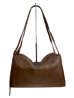 Женская сумка из искусственной кожи, цвет коричневый - Greta фото 2