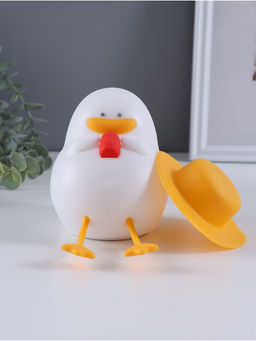 Фигурка светящаяся RISALUX «Утка в отпуске», 2 Вт, LED-ночник антистресс, RGB, USB, 10×8.5×14.5 см