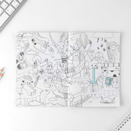 Скетчбук-каракули А5, 32 л Котобук - Artfox фото 3