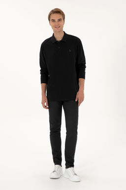 Erkek Siyah Basic Sweatshirt Sepette S_rpriz _ndirim - U.s. polo assn фото 4
