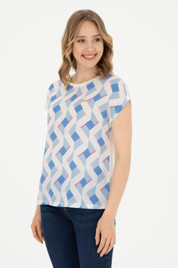 Женская темно-синяя футболка - U.s. polo assn фото 15