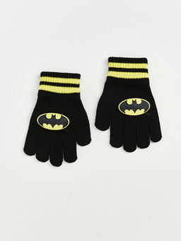 Batman Bask?l? Erkek ?ocuk Eldiven