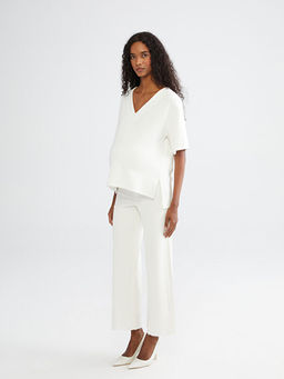 Kar?n Panelli Slim Fit Hamile Jean Pantolon