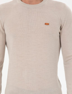 Erkek Slim Fit Bisiklet Yaka Ta_ Melanj Kazak - U.s. polo assn фото 6