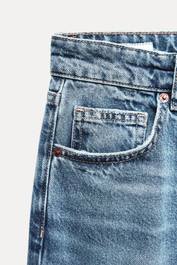 TRF WIDE-LEG MID-RISE FULL LENGTH JEANS - Zara фото 47