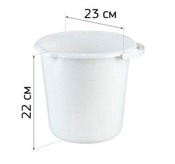 Ведро 5л арт.М2429 - Полимербыт фото 2