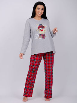 Пижама "Сноу 3", футер с начёсом