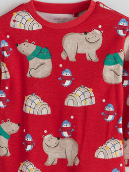 Bisiklet Yaka Erkek Bebek Pijama Tak?m?