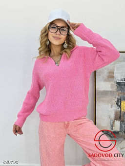 Свитер женский однотонный