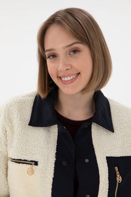 Kad_n Krem Sweatshirt Sepette S_rpriz _ndirim - U.s. polo assn фото 2