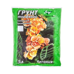 Торфогрунт Бегония 5л Удмуртторф