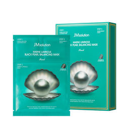 JMsolution Marine Luminous Black Pearl Moisture Balancing Mask Pearl 24ml*1ea - Тканевая маска для сияния кожи
