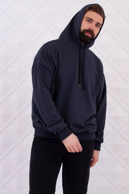 Арт. 6586 Толстовка мужская 46-54 (5 шт) Цвет:темно-синий