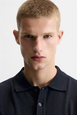 KNIT POLO SHIRT - LIMITED EDITION - Zara фото 2